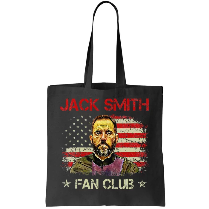 Jack Smith Fan Club Retro Usa Flag American Funny Political Tote Bag