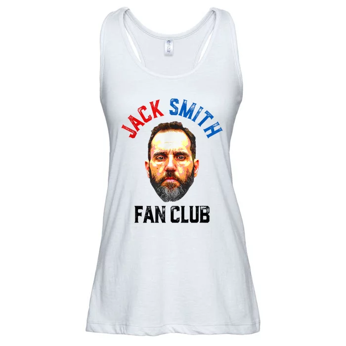 Jack Smith Fan Club Retro Usa Flag American Funny Political Ladies Essential Flowy Tank