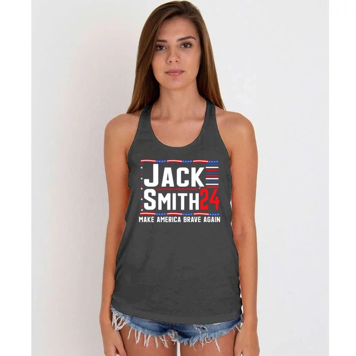 Jack Smith Fan Club Member 2024 Election Candidate Women's Knotted Racerback Tank