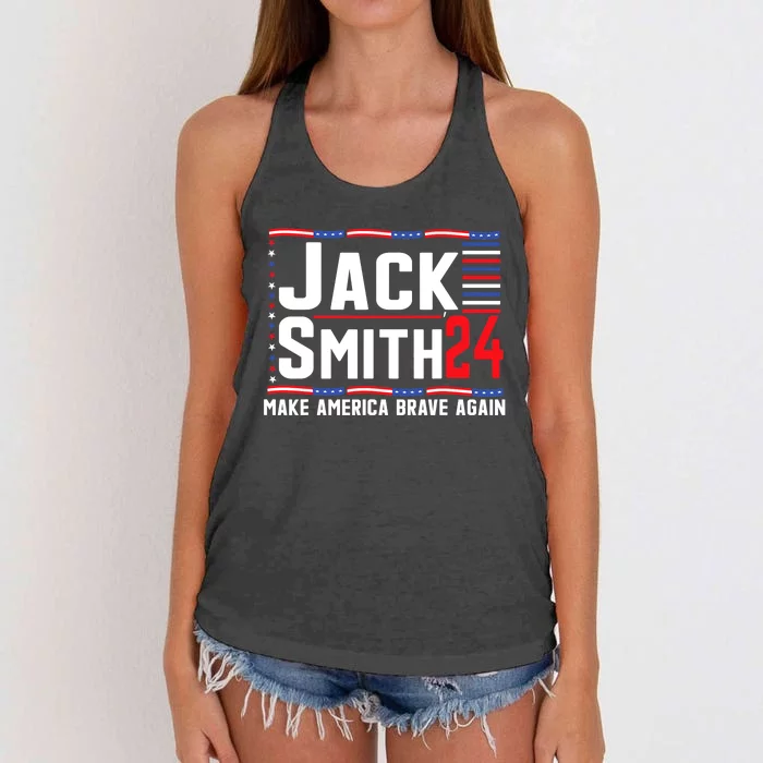 Jack Smith Fan Club Member 2024 Election Candidate Women's Knotted Racerback Tank