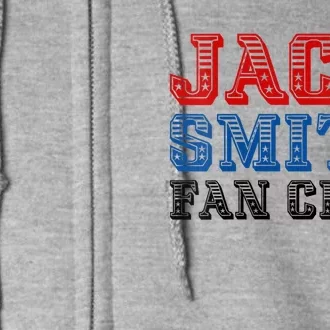 Jack Smith Fan Club Retro Usa Flag American Funny Political Full Zip Hoodie