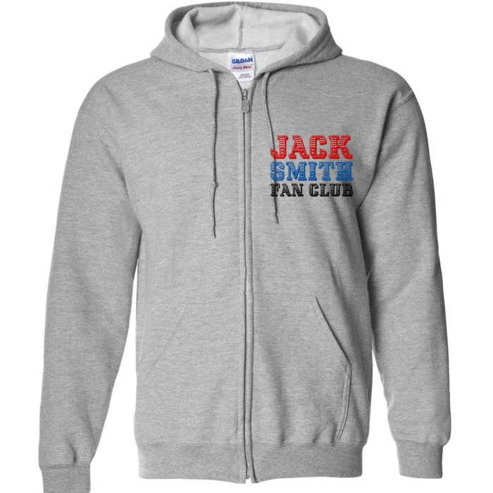 Jack Smith Fan Club Retro Usa Flag American Funny Political Full Zip Hoodie