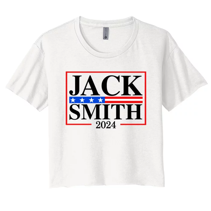 Jack Smith For President Jack Smith 2024 Women's Crop Top Tee