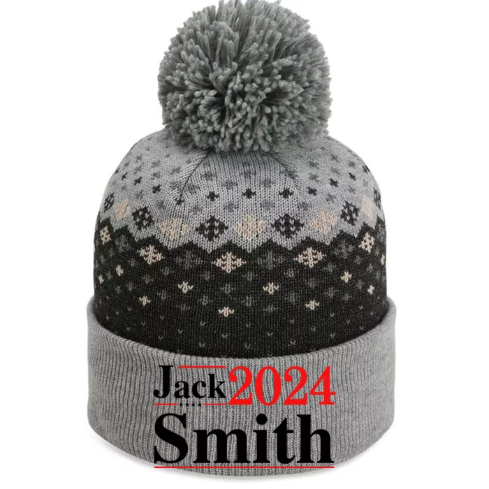 Jack Smith For President Jack Smith 2024 The Baniff Cuffed Pom Beanie