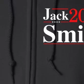 Jack Smith For President Jack Smith 2024 Full Zip Hoodie