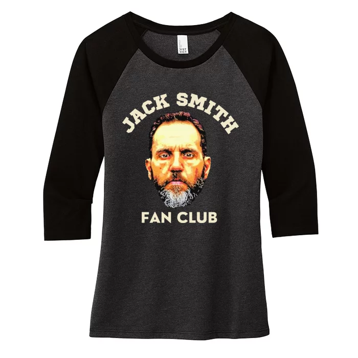 Jack Smith Fan Club Women's Tri-Blend 3/4-Sleeve Raglan Shirt