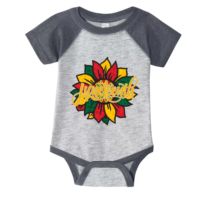 Juneteenth Sunflower Festive Infant Baby Jersey Bodysuit