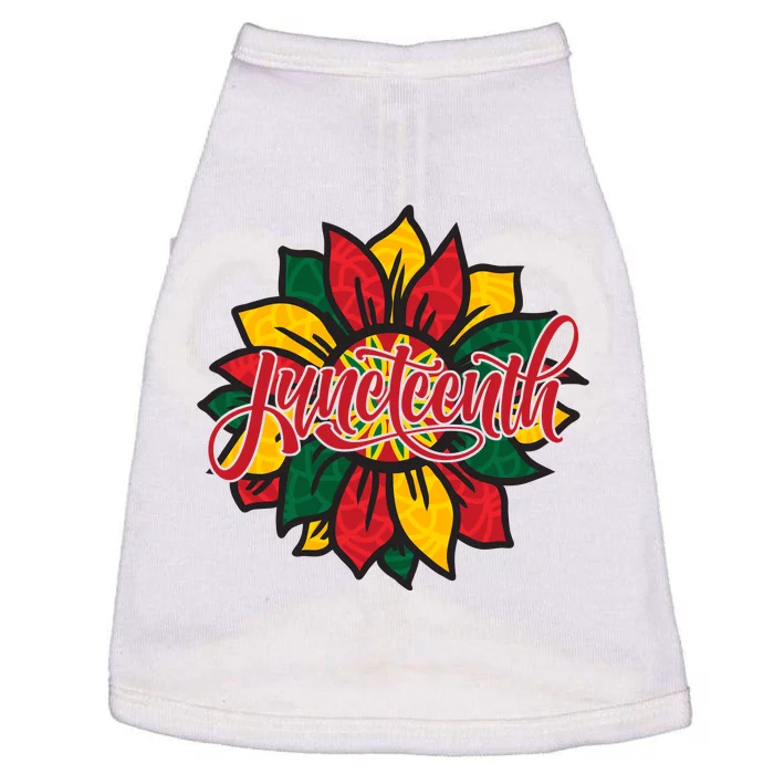 Juneteenth Sunflower Festive Doggie Tank