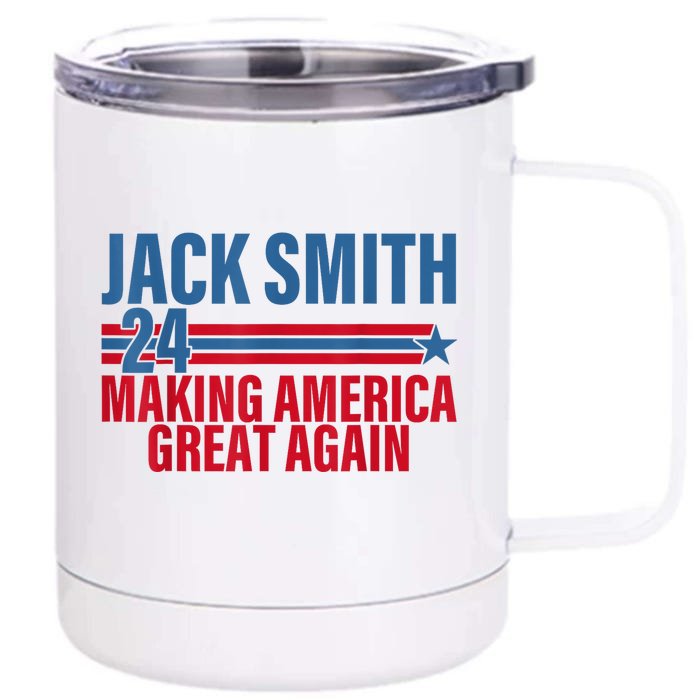 Jack Smith Fan Club Jack Smith Making America Great Again Front & Back 12oz Stainless Steel Tumbler Cup