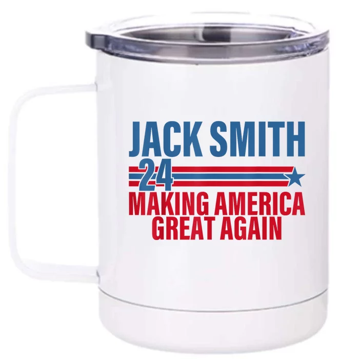 Jack Smith Fan Club Jack Smith Making America Great Again Front & Back 12oz Stainless Steel Tumbler Cup