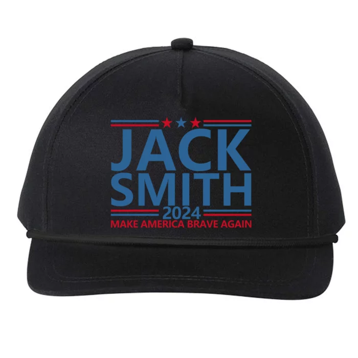 Jack Smith Fan Club Member 2024 Election Candidate Snapback Five-Panel Rope Hat