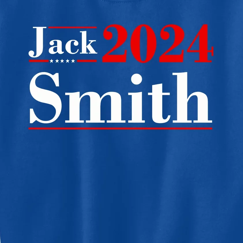 Jack Smith For President Jack Smith 2024 Karma Retro Us Flag Kids Sweatshirt