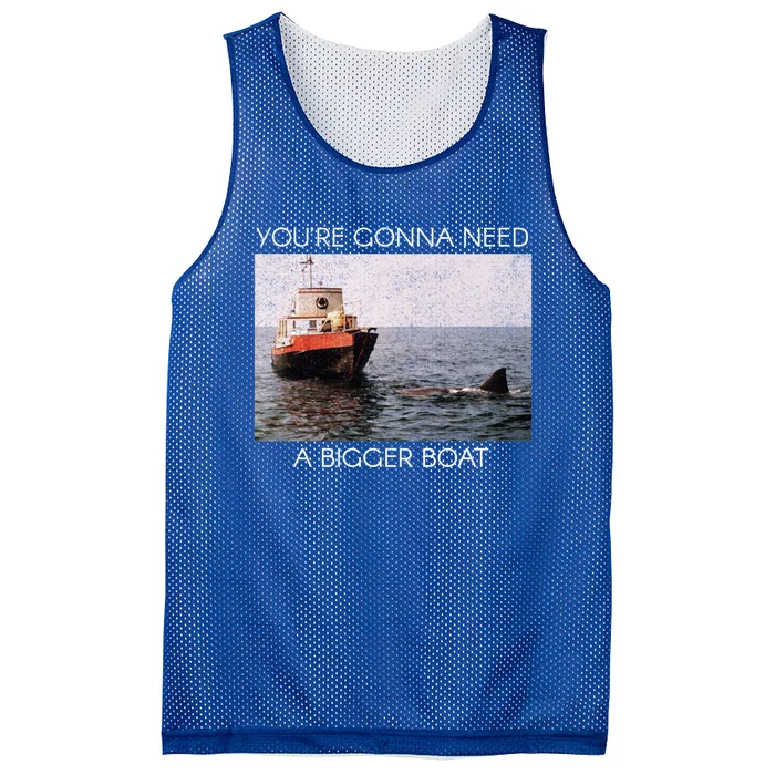 Jaws Screen Grab You're Gonna Need A Bigger Boat Gift Mesh Reversible Basketball Jersey Tank