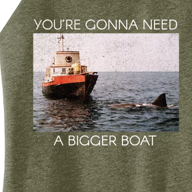 Jaws Screen Grab You're Gonna Need A Bigger Boat Gift Women’s Perfect Tri Rocker Tank