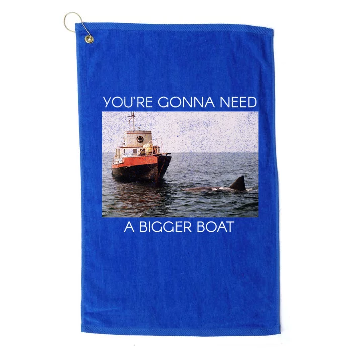 Jaws Screen Grab You're Gonna Need A Bigger Boat Gift Platinum Collection Golf Towel