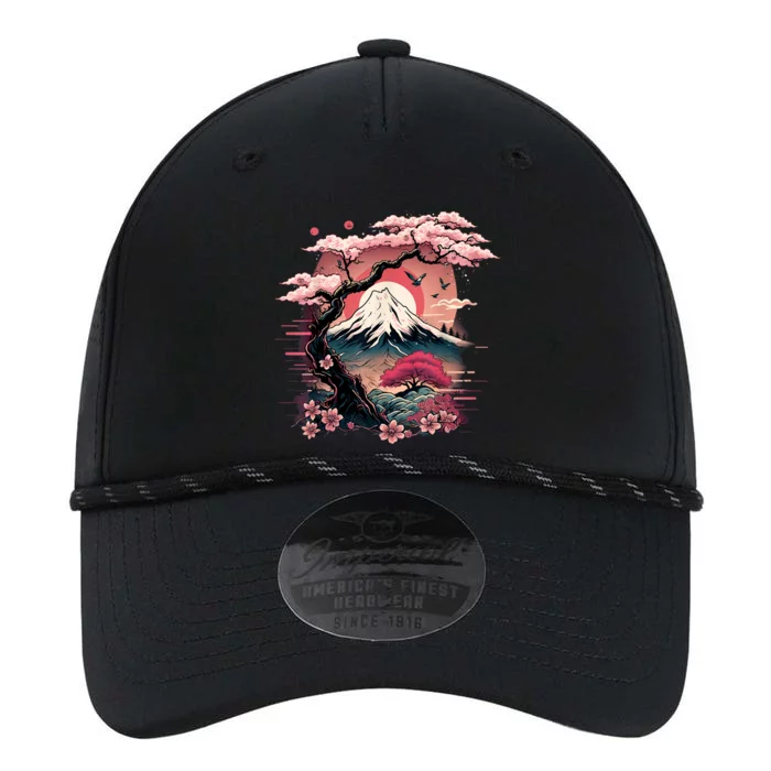 Japanese Sakura Garden Geisha Mount Fuji Cherry Blossom Performance The Dyno Cap