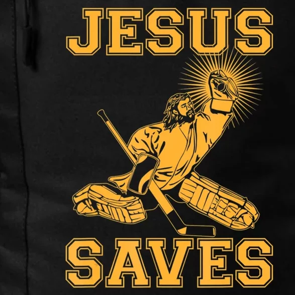 Jesus Saves Hockey Daily Commute Backpack