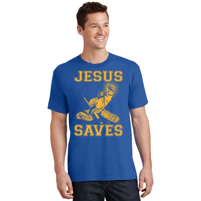 Jesus Saves Hockey T-Shirt