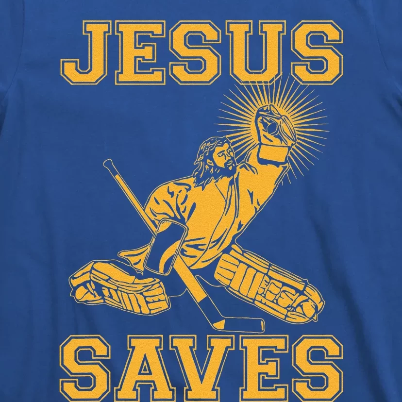 Jesus Saves Hockey T-Shirt