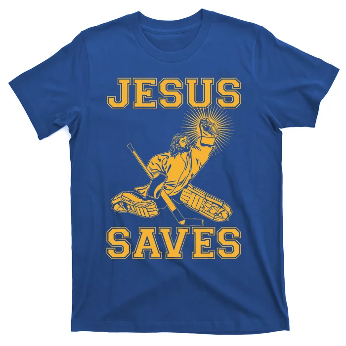 Jesus Saves Hockey T-Shirt