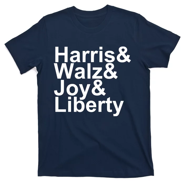 Jason Sudeikis Harris Walz Joy Liberty T-Shirt