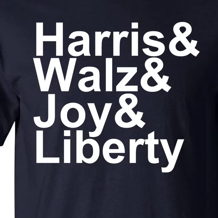 Jason Sudeikis Harris Walz Joy Liberty Tall T-Shirt