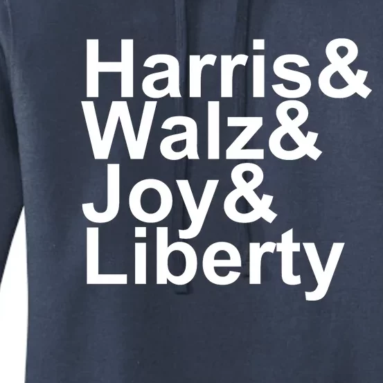 Jason Sudeikis Harris Walz Joy Liberty Women's Pullover Hoodie