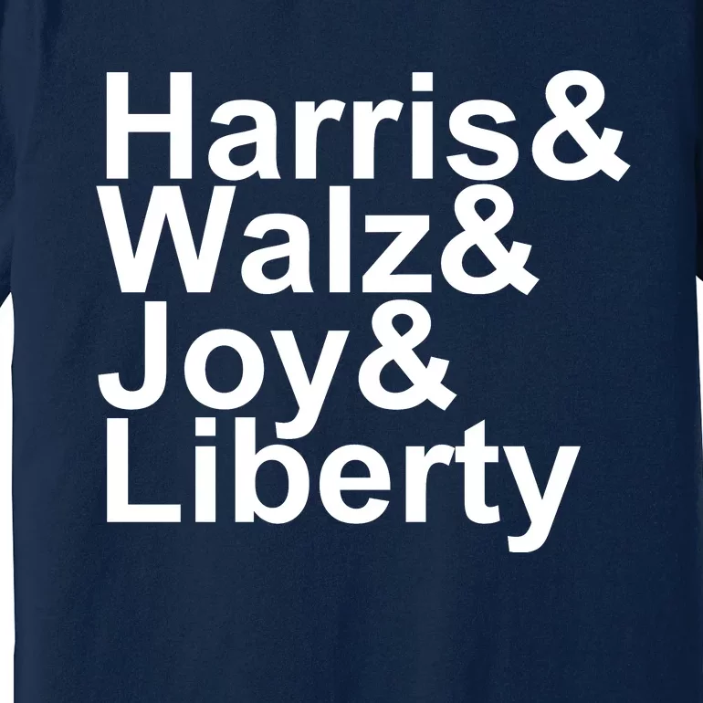 Jason Sudeikis Harris Walz Joy Liberty Premium T-Shirt