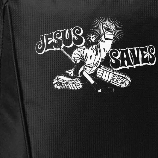 Jesus Saves Ice Hockey City Backpack