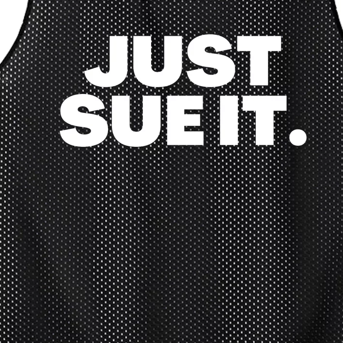 Just Sue It Funny Just Sue It Mesh Reversible Basketball Jersey Tank