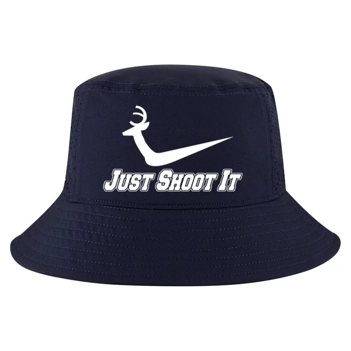 Just Shoot It Funny Deer Hunting Xmas Deer Hunting Great Gift Cool Comfort Performance Bucket Hat