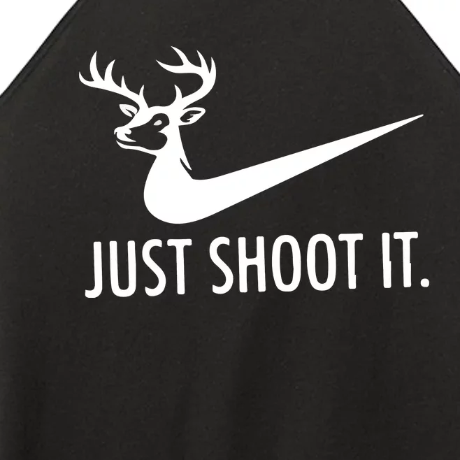 Just Shoot It Deer Hunting Women’s Perfect Tri Rocker Tank