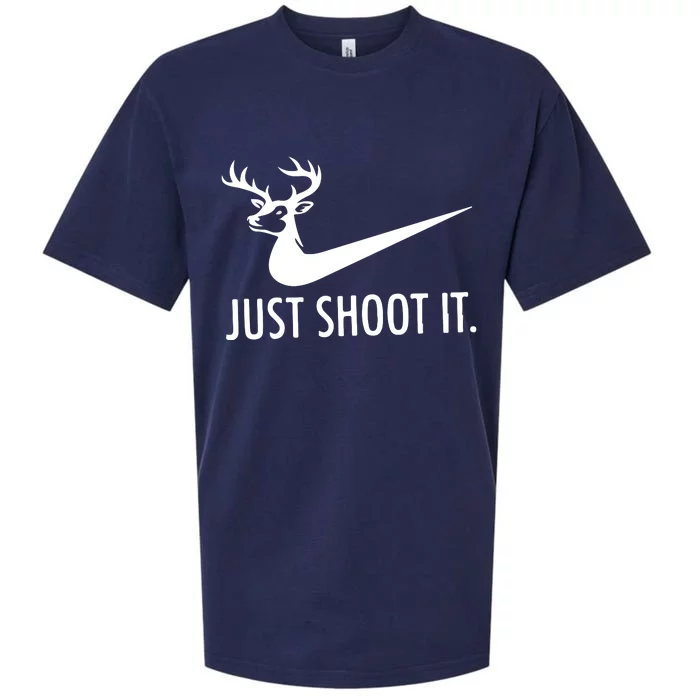 Just Shoot It Deer Hunting Sueded Cloud Jersey T-Shirt