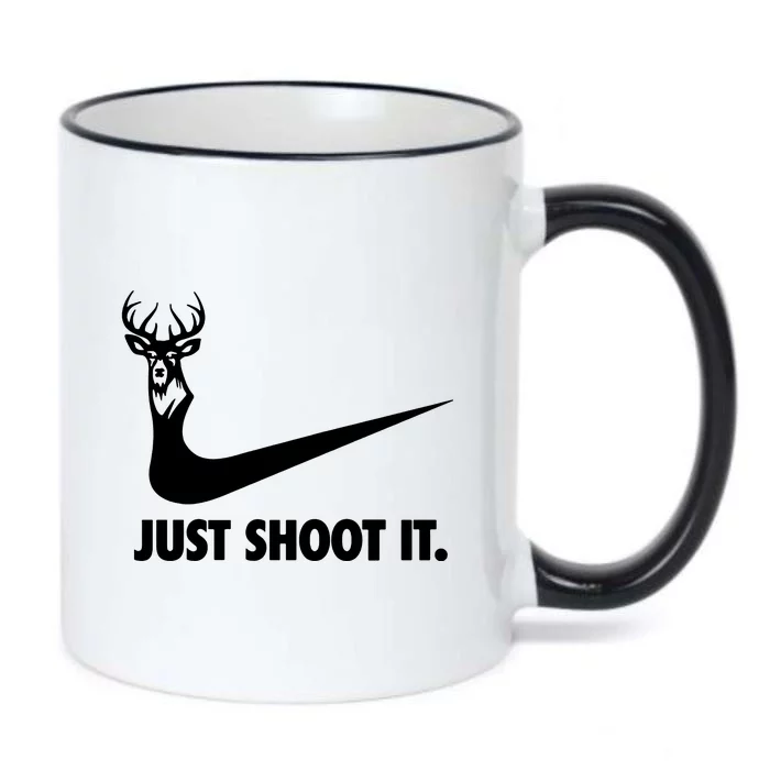 Just Shoot It. Hunting Season Black Color Changing Mug