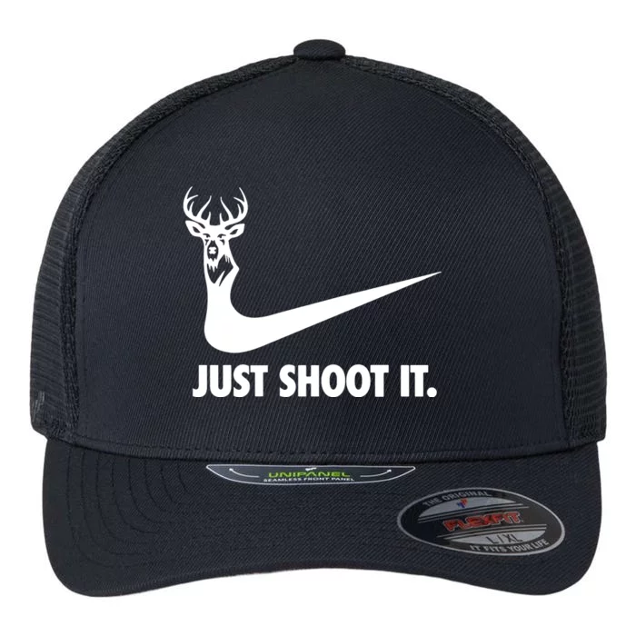 Just Shoot It. Hunting Season Flexfit Unipanel Trucker Cap