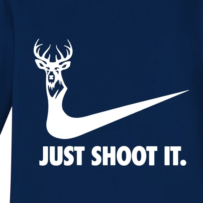 Just Shoot It. Hunting Season Baby Long Sleeve Bodysuit