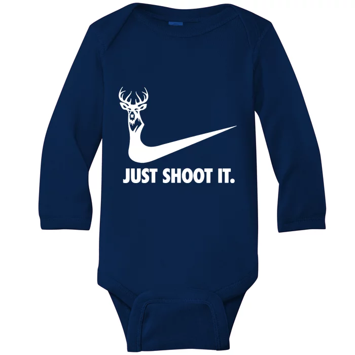 Just Shoot It. Hunting Season Baby Long Sleeve Bodysuit