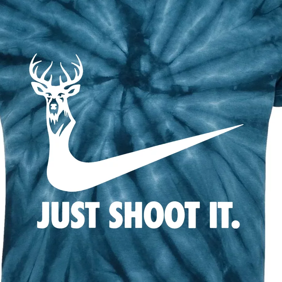 Just Shoot It. Hunting Season Kids Tie-Dye T-Shirt