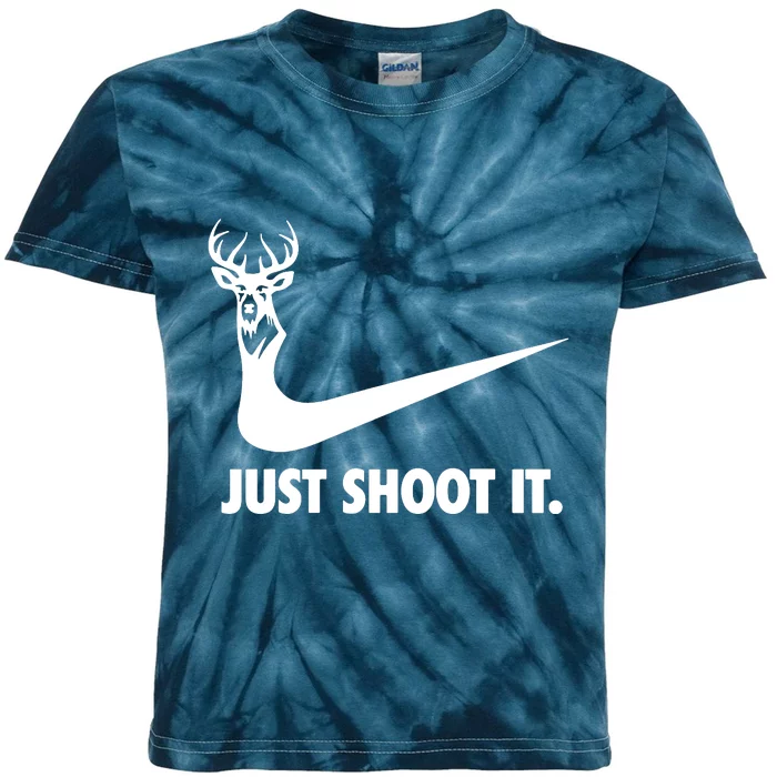 Just Shoot It. Hunting Season Kids Tie-Dye T-Shirt