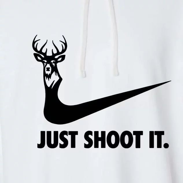 Just Shoot It. Hunting Season Garment-Dyed Fleece Hoodie