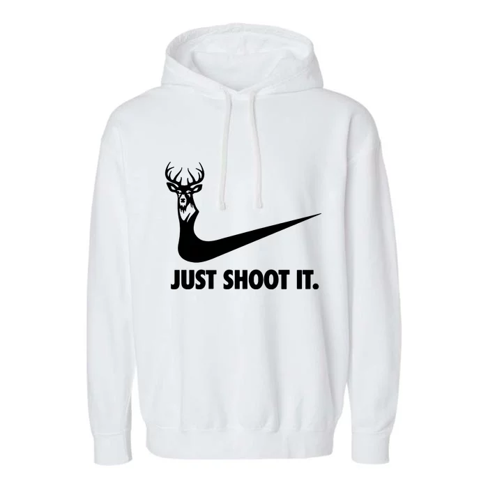 Just Shoot It. Hunting Season Garment-Dyed Fleece Hoodie