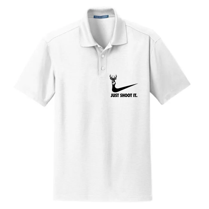 Just Shoot It. Hunting Season Dry Zone Grid Performance Polo