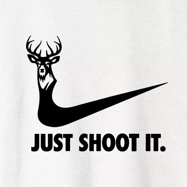 Just Shoot It. Hunting Season Women's Crop Top Tee