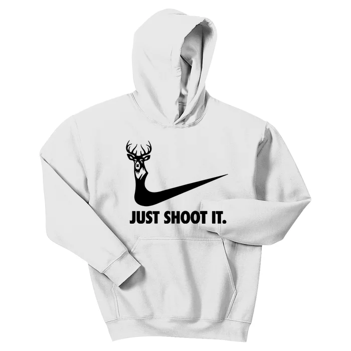 Just Shoot It. Hunting Season Kids Hoodie