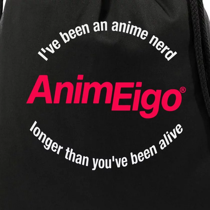 Justin Sevakis IVe Been An Anime Nerd Animeigo Longer Than YouVe Been Alive Ho Drawstring Bag