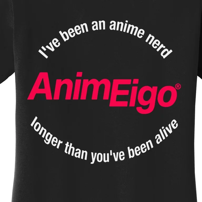 Justin Sevakis IVe Been An Anime Nerd Animeigo Longer Than YouVe Been Alive Ho Women's T-Shirt