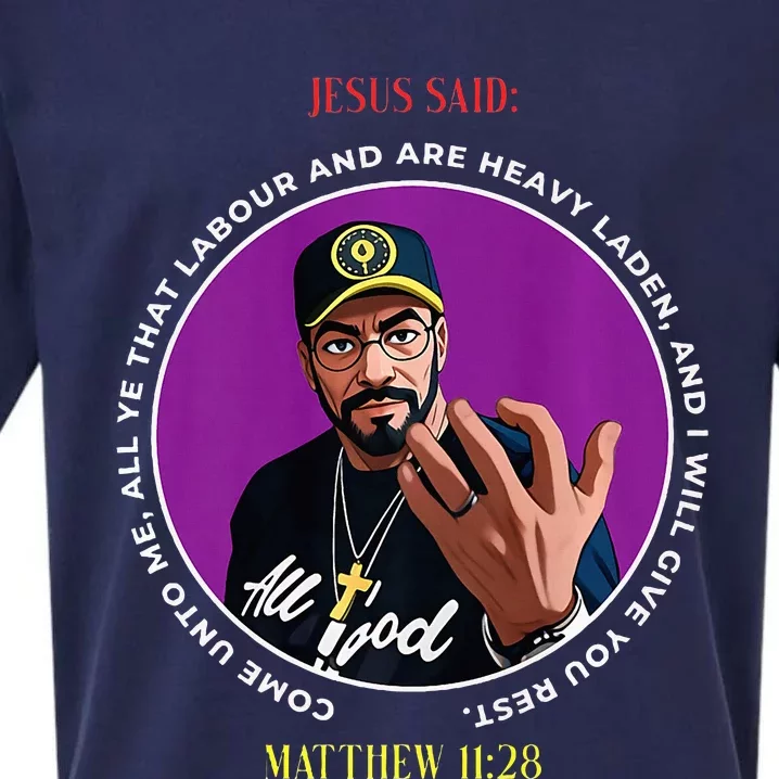 Jesus Said It Sueded Cloud Jersey T-Shirt