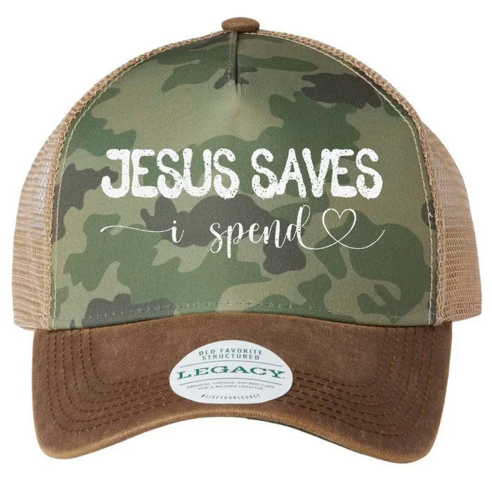 Jesus Saves I Spend Legacy Tie Dye Trucker Hat