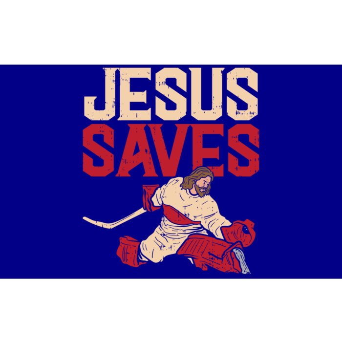 Jesus Saves Ice Hockey Goalie Sport Religious Christian Gift Great Gift Bumper Sticker