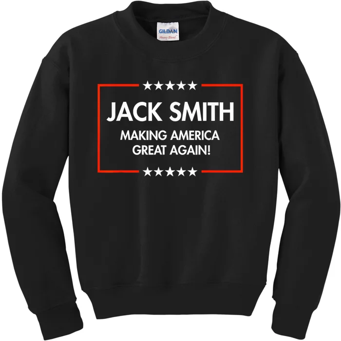 Jack Smith Is Making America Great Again Kids Sweatshirt